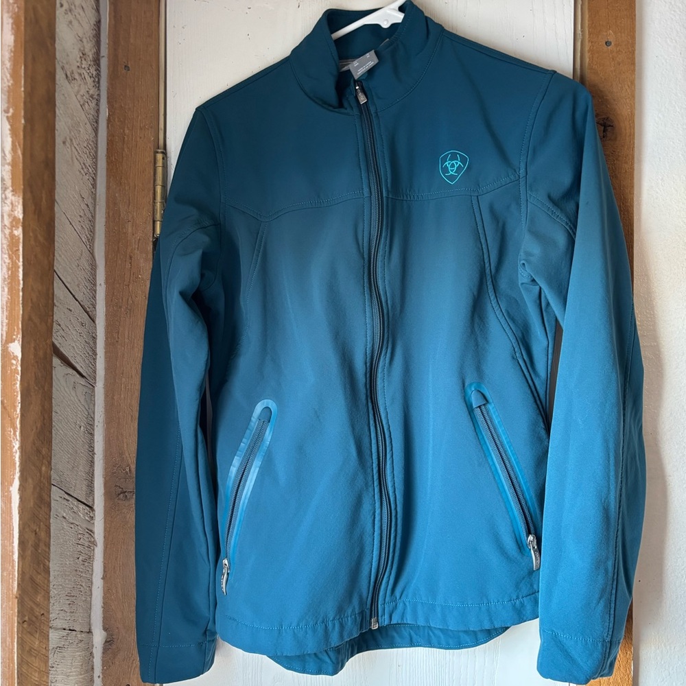 Ariat Womens M Teal Serape Jacket